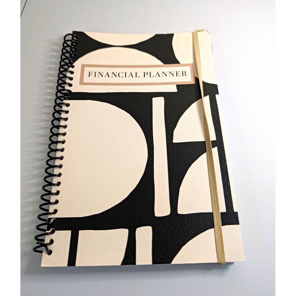 Old East Main Co. Financial Planner Monthly Undated Spiral-Bound Large Patterned
